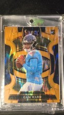 2025 Panini Select - Concourse Cam Ward #26 Copper Shock Prizm /899 (RC)