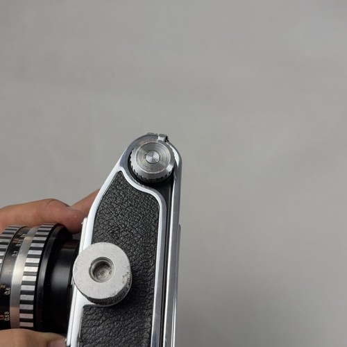 Fotocamera Exakta VX II b con obiettivo Carl Zeiss Jena Dresda Germania Est TESTATA - Foto 18 di 18