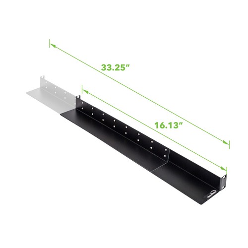 3 X Adjustable 4-Post Rack Mount Server Shelf Shelves Full Depth Rail Rails 1U - Picture 2 of 4