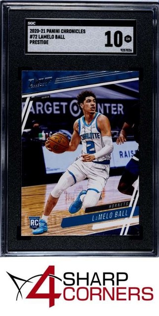 2020 Panini Chronicles Prestige #72 Lamelo Ball RC SGC 10
