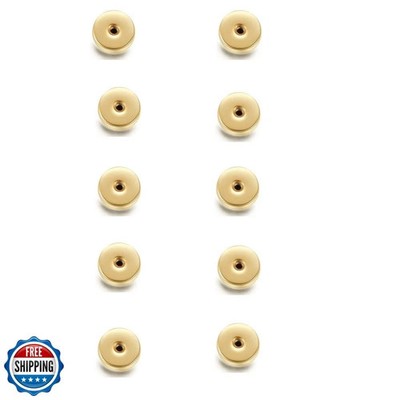 Flat Screw Backs Replacement for Stud Earrings,10Pcs Stainess Steel