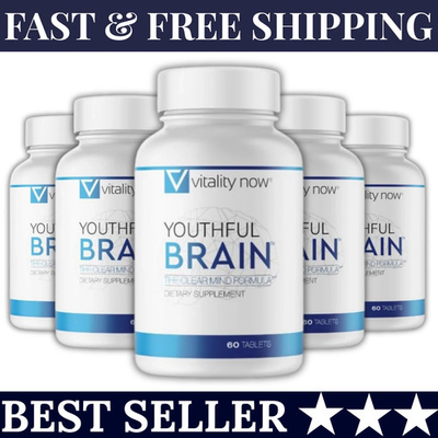 #ad #ad Vitality Now Youthful Brain Memory Health Supplement Tablets 60 Count 5pc $49.99
