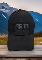 Yeti Hard Coolers Durable Long Last Cold Chests Jet Blacked Out Baseball Cap