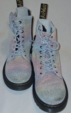 Dr. Martens 1460 Pascal J Iridescent Metallic Zip Boots Women Size 5