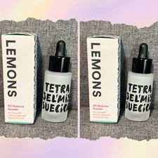LEMONS -OIL BALANCE BOOSTER FOR ACNE WITH MARINE ALGAE - 0.9 OZ - NEW - LOT OF 2