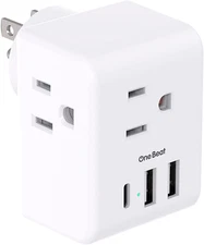 Multi Plug Outlet Extender, Power Strip Non Surge Protector Electric Outlet Spli