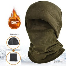 Winter Polar Coral Fleece Balaclava Men Face Mask Neck Warmer Beanies Thermal He