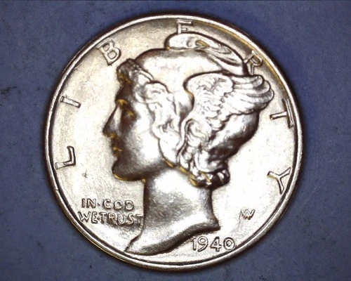 1940  Mercury Head Silver Dime ~ CH/BU **310-6