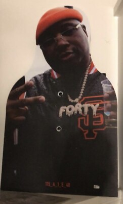 E-40 Cutout - San Francisco Giants - from 2020 Season. Authenticated