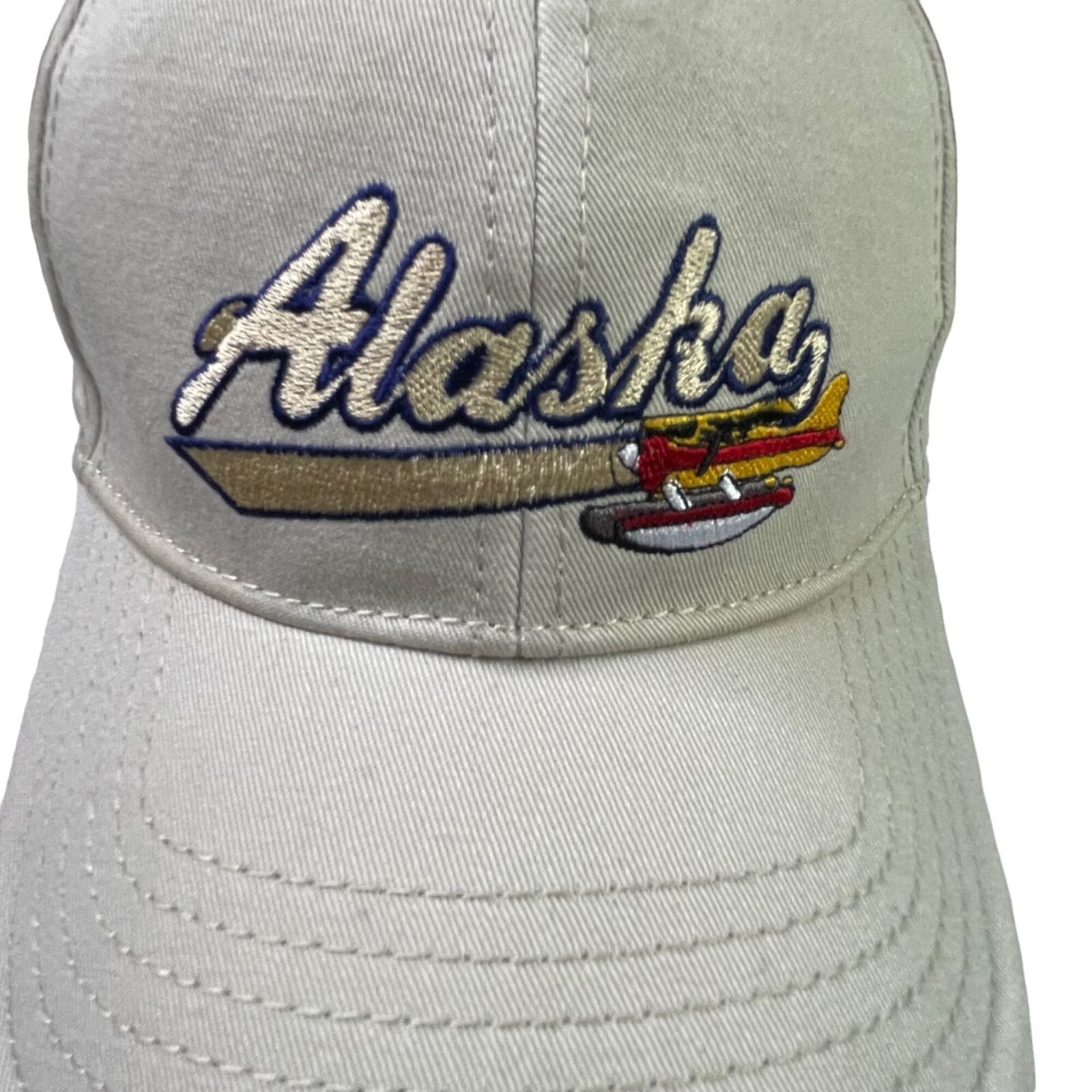 Alaska Hat Adjustable Strap Baseball Cap Airplane… - image 2