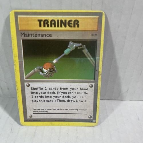 Maintenance Trainer - 2016 Pokémon XY Evolutions Reverse Holo #79/108  - Picture 1 of 2