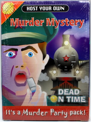Murder Mystery CD Game Dead on Time 2004 New Party Cheatwell Games Host Own