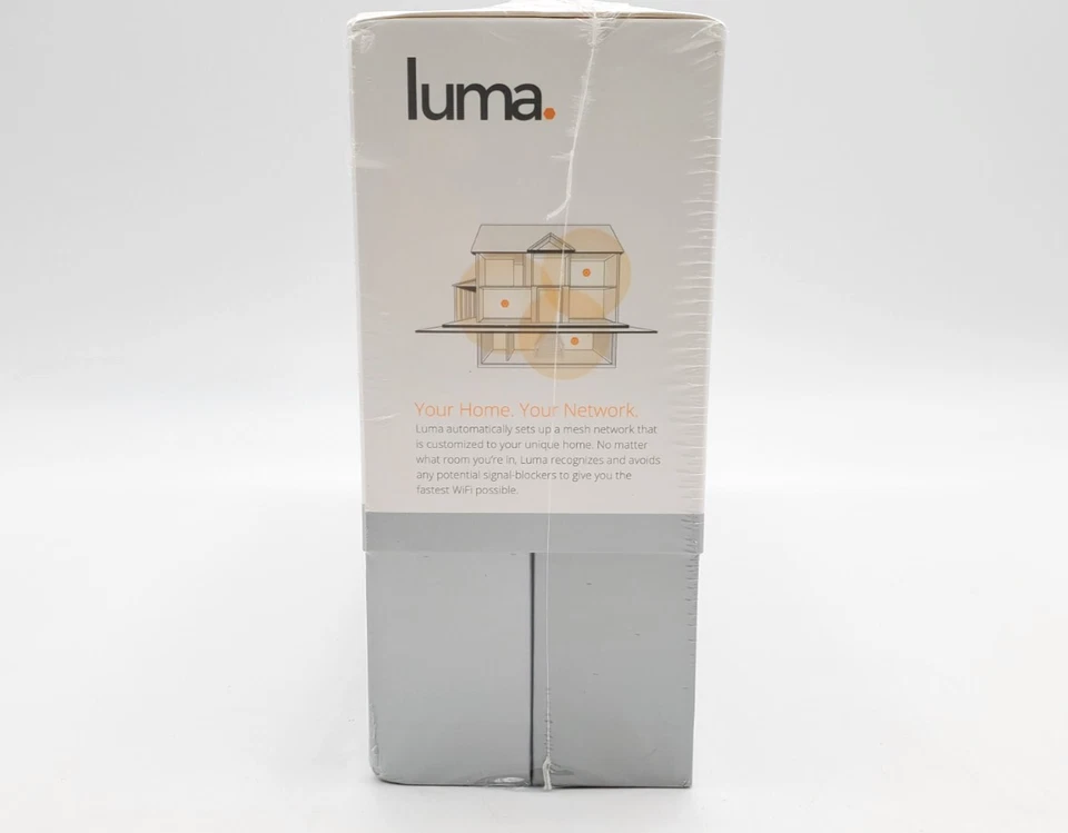 Luma Surround WiFi System Dual-Band 2.4 Ghz and 5 Ghz 2 Pack - Orange New Sealed - Image 4 of 4