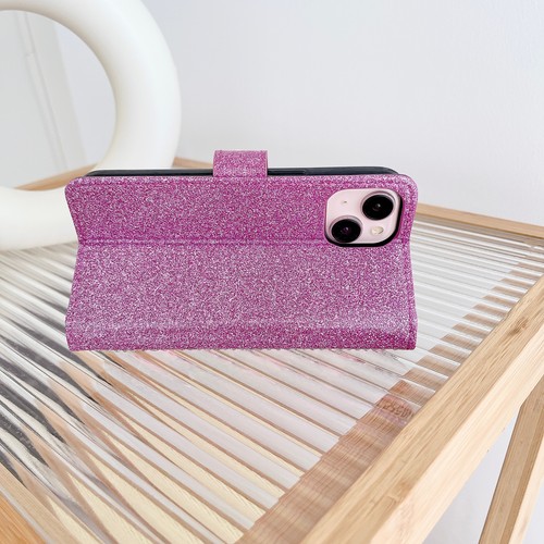 Bling Flip Stand Phone Case For iPhone 16 Pro Max 15 Plus 14 13 12 Wallet Cover - Picture 10 of 18