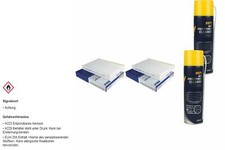 2x MAHLE Innenraumfilter MANNOL Klimareiniger für VW UP Seat Mii KF1_ 1.0 Citigo