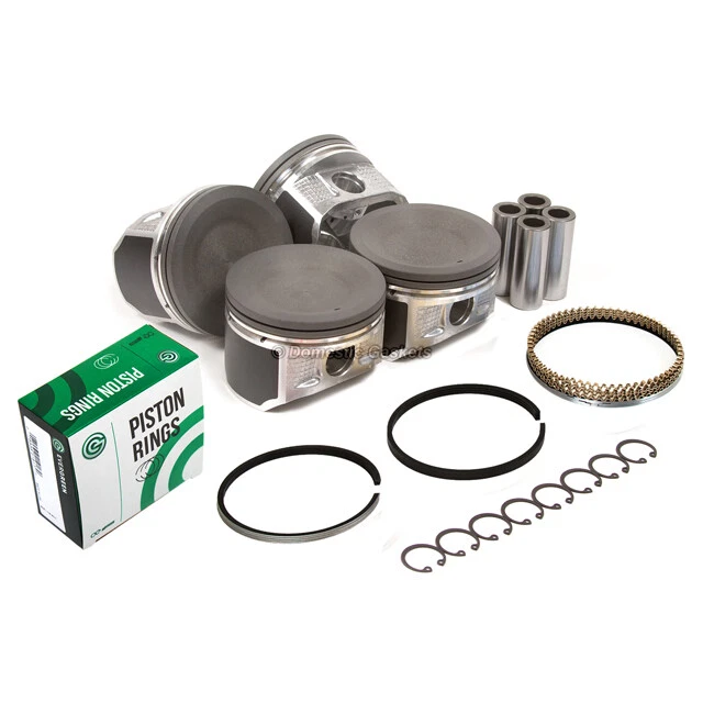 Pistones y anillos para Nissan 2.4L KA24DE DOHC 16V Foto 2 de 4