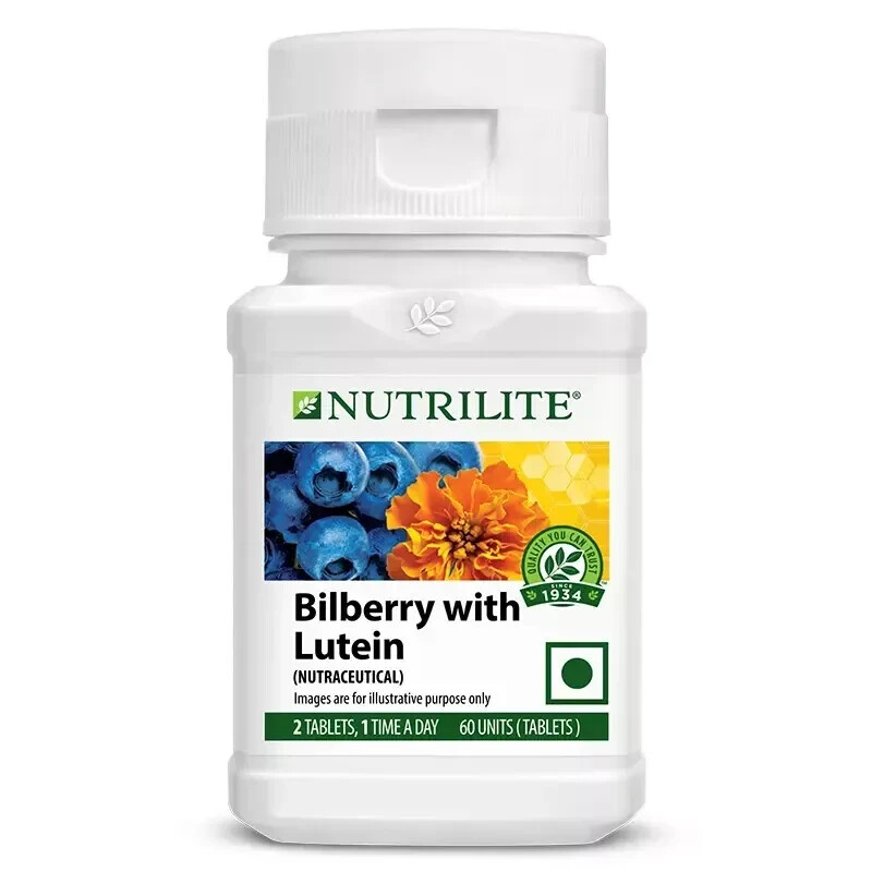 Amway Nutrilite Bilberry With Lutein For Eye Health & Improves