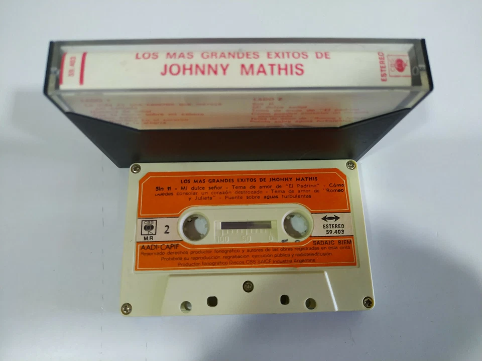 Johnny Mathis los More Grandes exitos 1974 - Cinta Cassette - 2T - Image 3 of 3