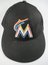 M Miami Marlins MLB Youth Size Adjustable Baseball Cap Hat