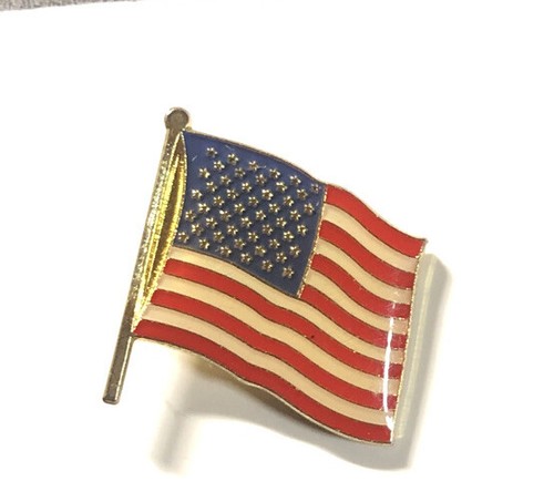 USA Lapel Pins Flag Design. United States Of America (2B)