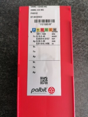 Wendeschneidplatten Palbit DNMG 150408