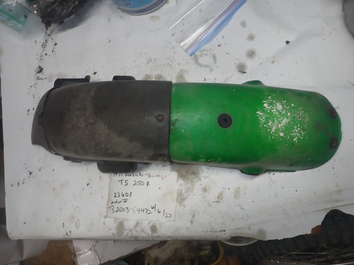 I SUZUKI TS250 TS 250 1971 Rear Fender/Mudguard | eBay