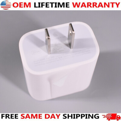 20W USB-C Wall Charger Power Adapter in Bulk for iPad iPhone 14 13 12 Apple NEW
