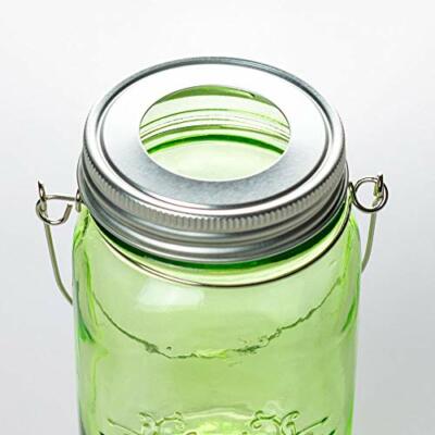 Fantado Regular Mouth Mason Jar Pendant Light Cord Kit Lid (Silver, Lid Only)...