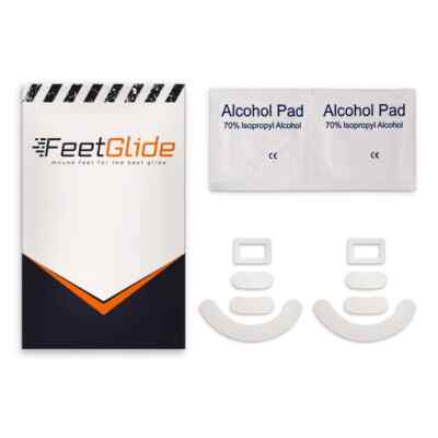 FeetGlide Skates for Razer DeathAdder V2 Pro Replacement Mouse Feet PTFE