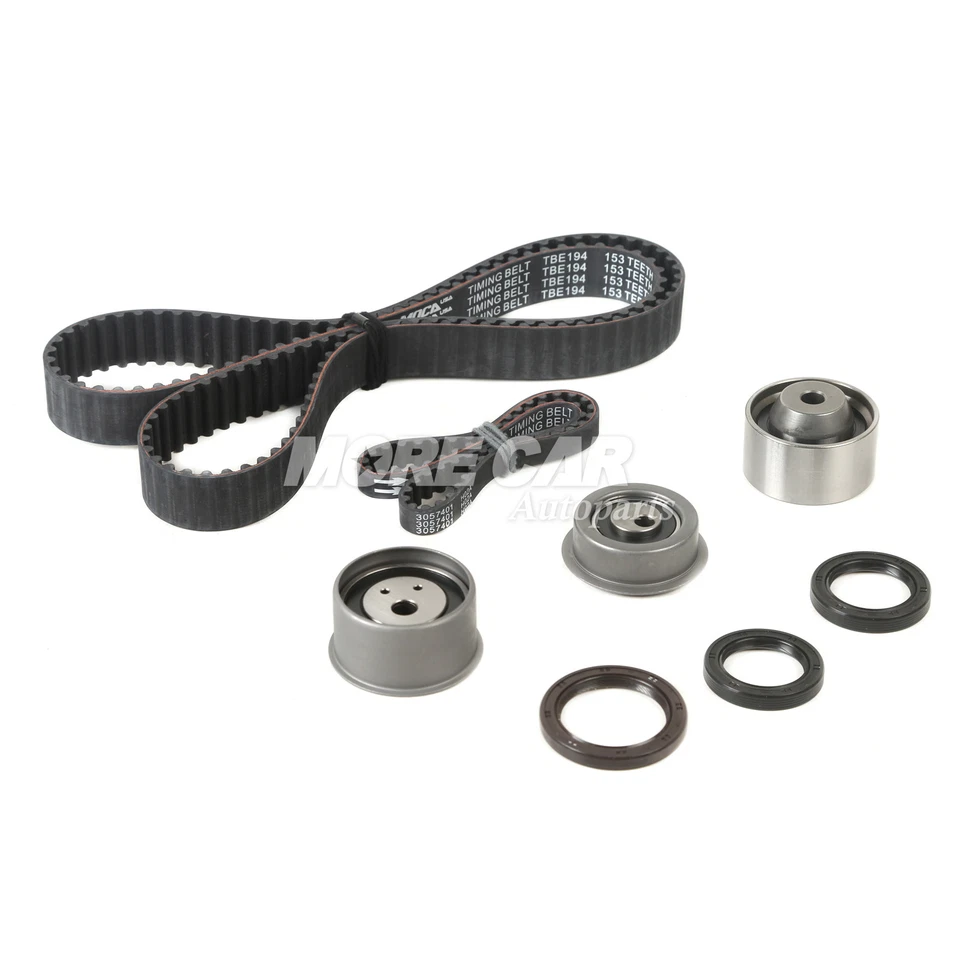 Kit de bomba de agua con correa de distribución tensor hidráulico apto para 90-92 Mitsubishi Galant 2.0L Foto 2 de 4