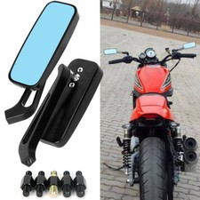 8/10mm MOTORCYCLE MIRRORS For CHOPPER CRUISER BOBBER CAFE RACER SCRAMBLWER
