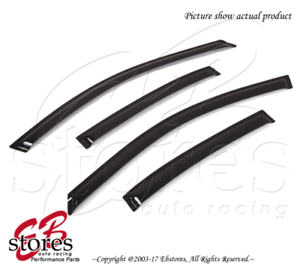 For-Chevrolet-Malibu-2013-2015-Outside-Mounted-Dark-Smoke-JDM-Window-Visors-4pcs