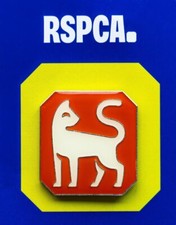 RSPCA Cat Metal Pin Badge
