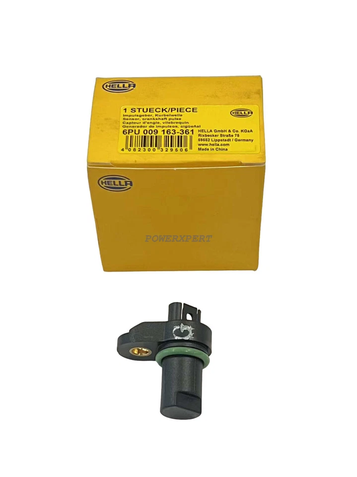 Sensor de posición del cigüeñal Hella OEM 13627548995 para BMW 550i 650i 750i 750Li X5 Foto 2 de 3