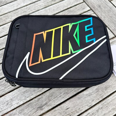 Nike Insulated Hard Shell Lunch Box 4L Black Rainbow 9A2744-H24