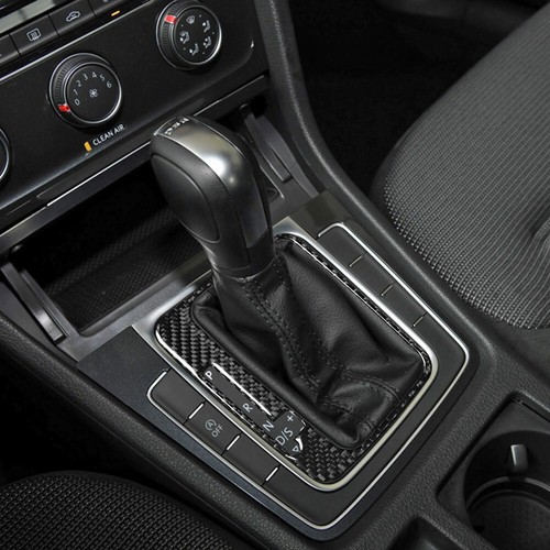 For VW Golf 7 GTI MK 7 2014-19 Carbon Fiber Interior Gear Shift Panel ...