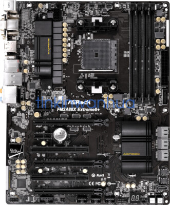 FOR ASRock FM2A88X Extreme6+ Motherboard Supports FM2/FM2+ A88 100% Test Work #T