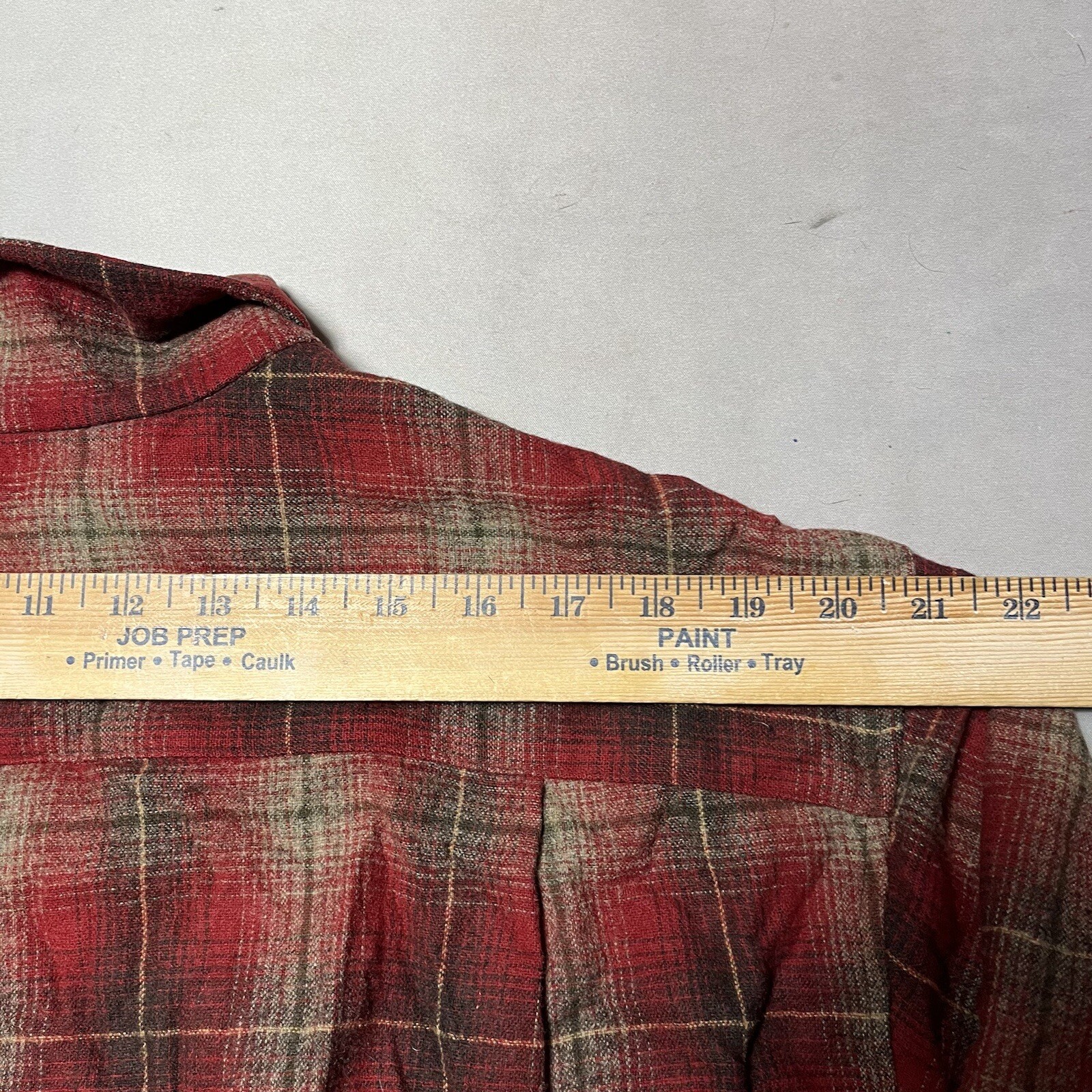 Pendleton Board Shirt Wool Loop Collar Plaid Flan… - image 8