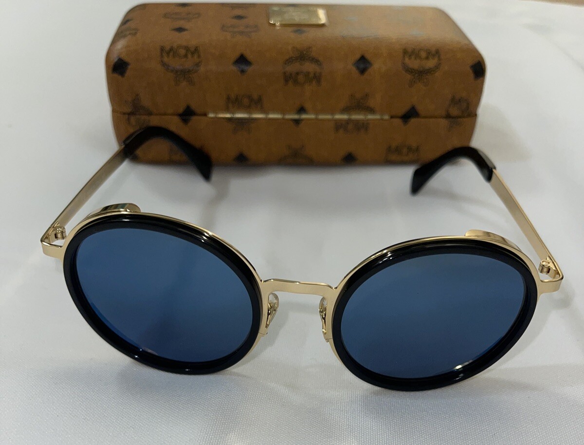 MCM sunglasses for men with limited edition Gold Black Lens 