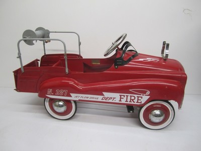 Burns Novelty Pedalcar Pedal Car Ride On Toy #287 Jet Flow Drive Dept