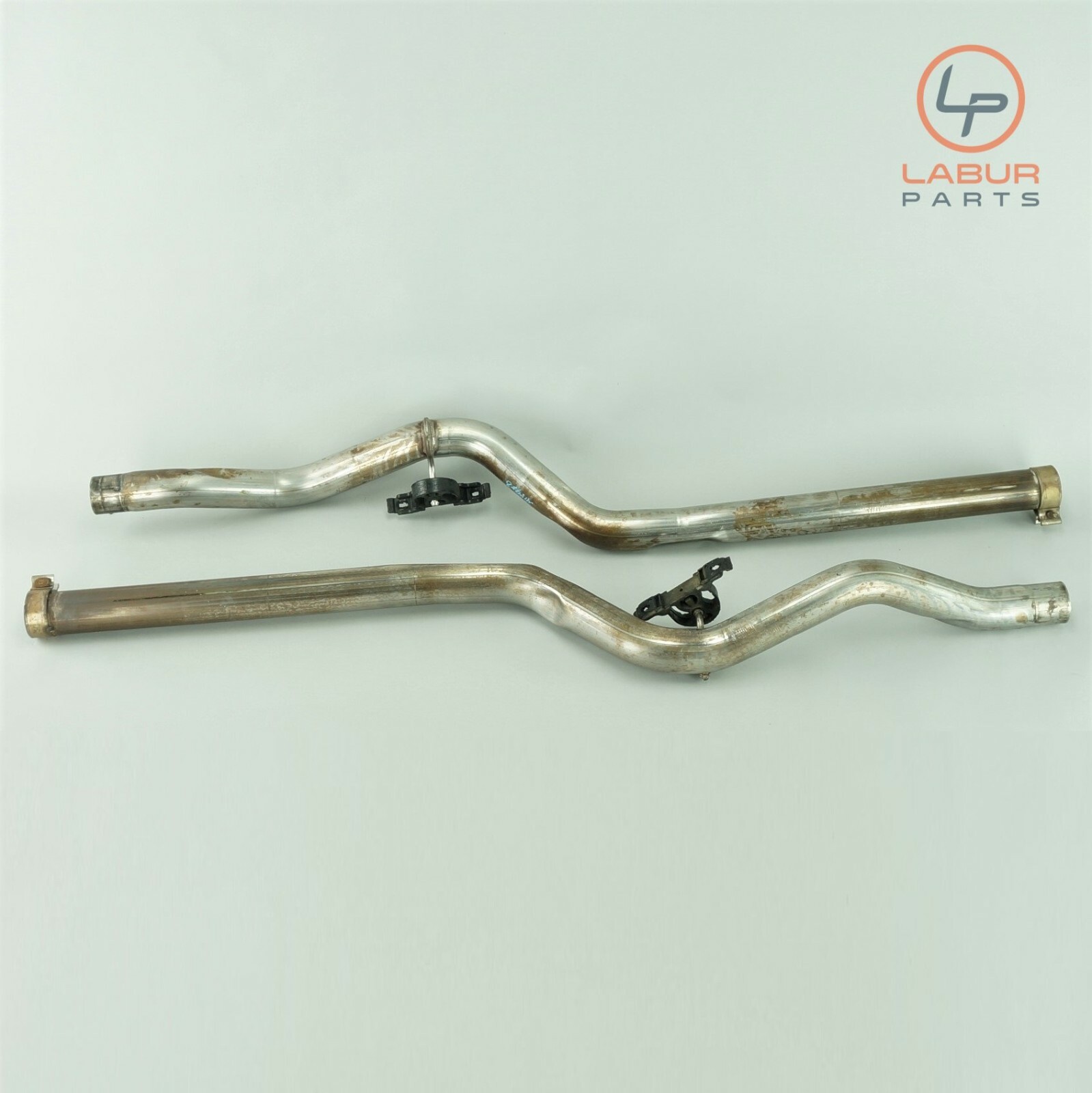 M139 05-07 Maserati Quattroporte Front Right & Left Engine Exhaust Pipes Z1173