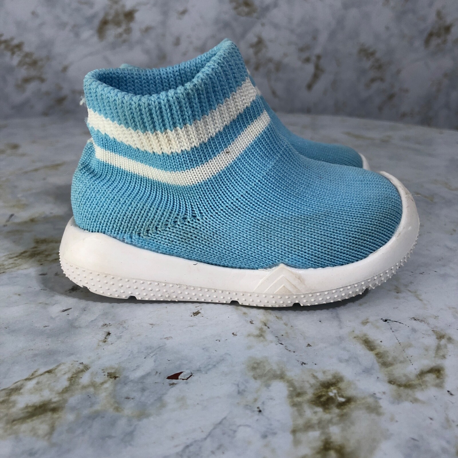 Blue White Striped Comfort Sneakers