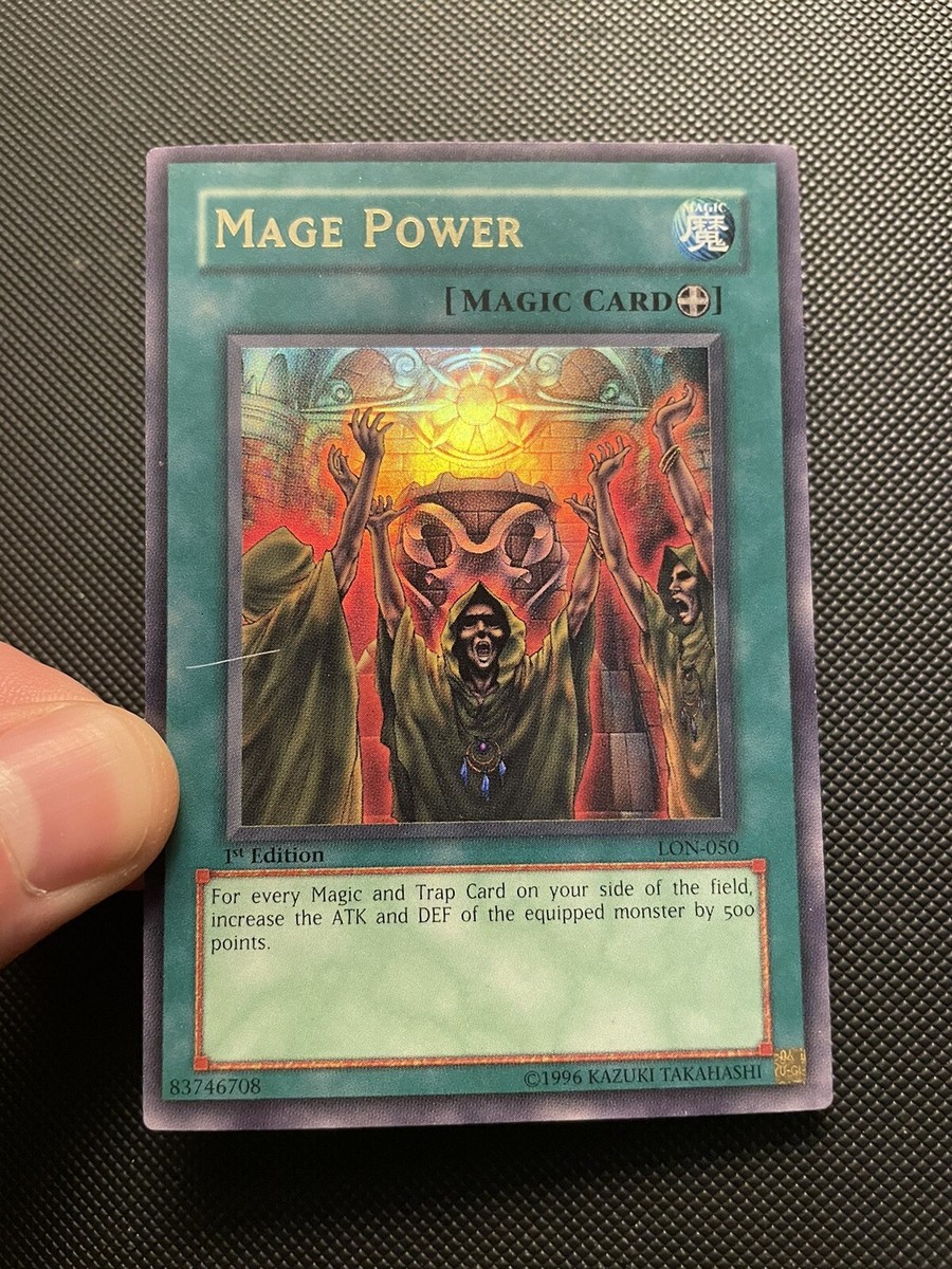 Mage Power LON-050 Ultra Rare 1st Edition Yugioh NA English