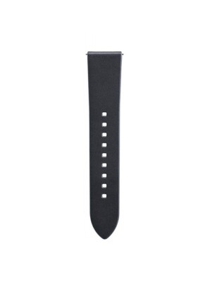 Samsung Gear S3 L 9 Holes 22mm Large Black Leather Lower Band - Official OEM