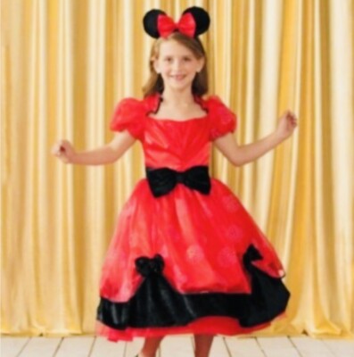Disney Chasing Firelies Brand new Minnie Mouse Costume Size 10 Halloween Ears To