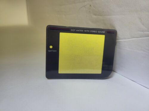 NEW Dot Matrix Light Gray Plastic Replacement Screen lens for Game Boy original  - Afbeelding 1 van 1