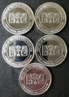Lot of Five RMC 1oz Silver Rounds