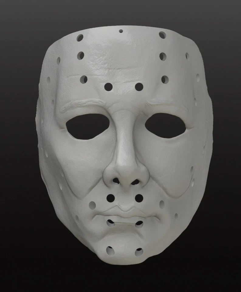 The SHAPE Hockey Mask Resin Print Michael Myers Jason Voorhees - Image 2 of 2