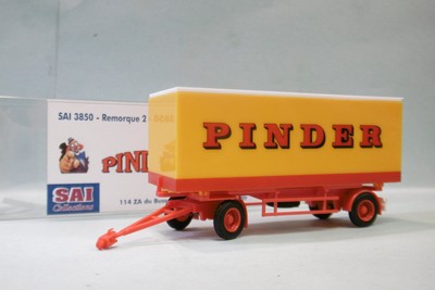 Camion Cirque Pinder Renault R310 Avec Remorque Habitation EDL – SAI 3873 (occasion, Comme Neuf)