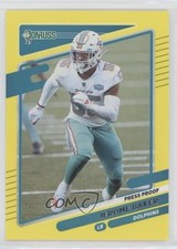 2021 Panini Donruss Press Proof Yellow Jerome Baker #67 0qi3